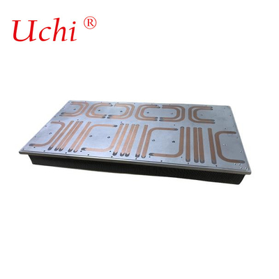 CNC 가공 태양광 인버터 고전력 알루미늄 추출 라디에이터 또는 껍데기 치아 묻힌 파이프 레이저 냉각