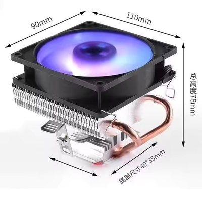 마크다운 판매 12v DC 팬 쿨러 미니 알루미늄 히트 싱크 CPU 쿨러