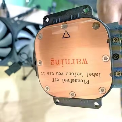 물 펌프 냉각기 CPU 알루미늄 히트 싱크 물 냉각기 팬 액체 냉각기 팬