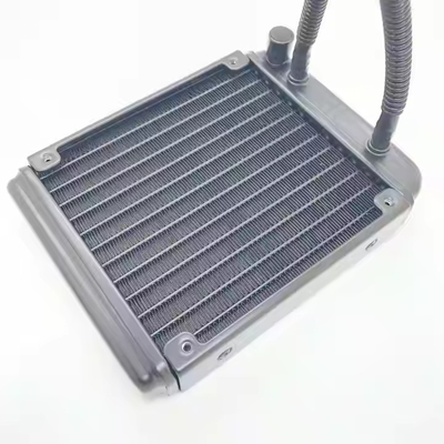 물 펌프 냉각기 CPU 알루미늄 히트 싱크 물 냉각기 팬 액체 냉각기 팬