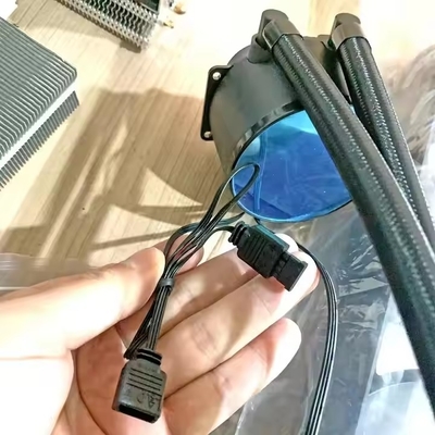 물 펌프 냉각기 CPU 알루미늄 히트 싱크 물 냉각기 팬 액체 냉각기 팬