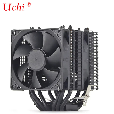 듀얼 타워 듀얼 팬 블랙 팬 쿨러 PC 마더보드 CPU 쿨러
