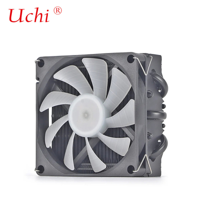 히트파이프 라디에이터 I3 I5 I7 I9 Lga775 1150 1151 1155 1156 1700 1366 2011 AMD AM4 AM5 유니버설 수평 CPU 냉각기 팬 검은색