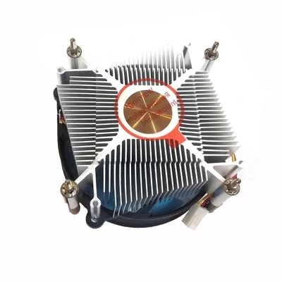 12V DC 구리 센터 라디에이터 TDP 75W PC 프로세서 냉각용 4 핀 PWM 소켓 1700 1200 1150 1151 1155 1156 Cpu 공기 냉각 팬
