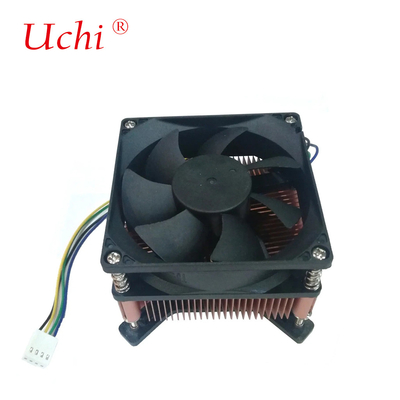 구리 판 히트 싱크 히트 디시피케이션 그레이스 TDP 60W Cpu 냉각기 팬 침묵 Pwm 3 핀 4 핀 I3 I5 인텔 Lga775 1150 1151