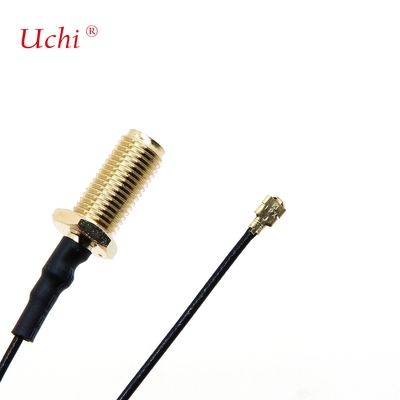 WiFi 안테나 부스터 15cm 6inch 1.13mm RP-SMA 여성으로 UFL 동축 케이블 통신 케이블