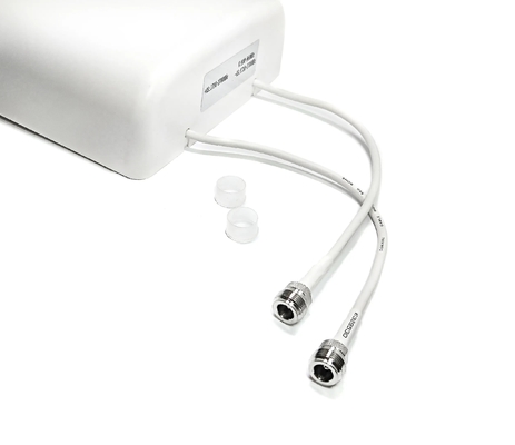 5G 698-2700MHz 2t2r MIMO 패널 안테나 N-여성 *2 및 낮은 PIM -150dBc