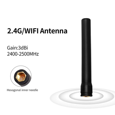 직선 헥사고널 SMA 남성 커넥터 433mhz 수신기 433mhz 외부 로라 고무 안테나
