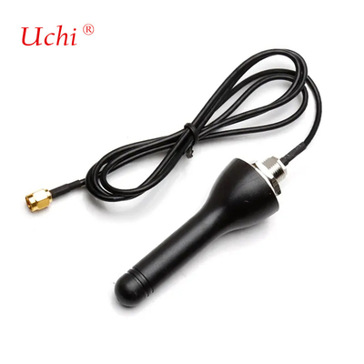 80mm 2.4GHz 외부 방수 ABS 고무 오리 WiFi 안테나 SMA 수직 편광