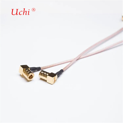 90도 SMB 남성에서 각도 남성 플러그 여성 RG316 동축 케이블 50ohm