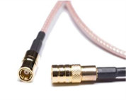 RP SMB RG178 RG316 RF 코아시얼 케이블 50ohm 6GHz와 함께 남성에서 남성 플러그