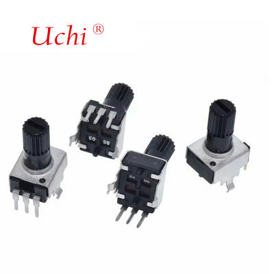 RV09 단일 회전 10K 12.5mm 조정 가능한 회전 탄소 필름 전위차계