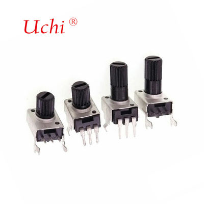 RV09 단일 회전 10K 12.5mm 조정 가능한 회전 탄소 필름 전위차계