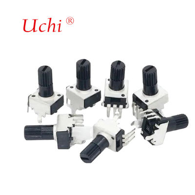 RV09 단일 회전 10K 12.5mm 조정 가능한 회전 탄소 필름 전위차계