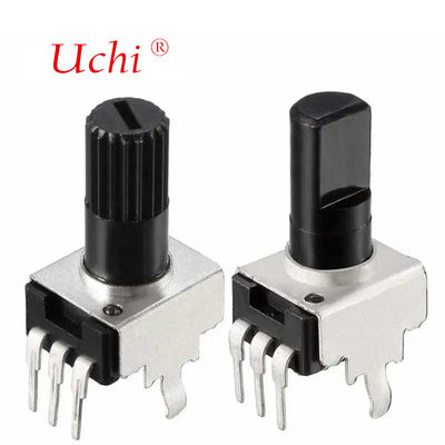 RV09 단일 회전 10K 12.5mm 조정 가능한 회전 탄소 필름 전위차계