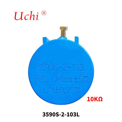 3590 멀티턴 와이어 권선 정밀 회전 전위차계 10k Ohm 5% 2w