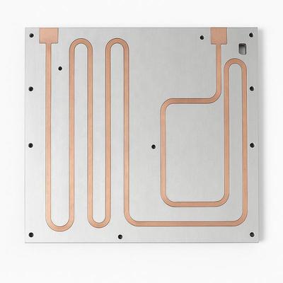 CNC 가공 물 냉각판 액체 냉각 블록 PSU 튜브 히트 싱크,유체 냉각판