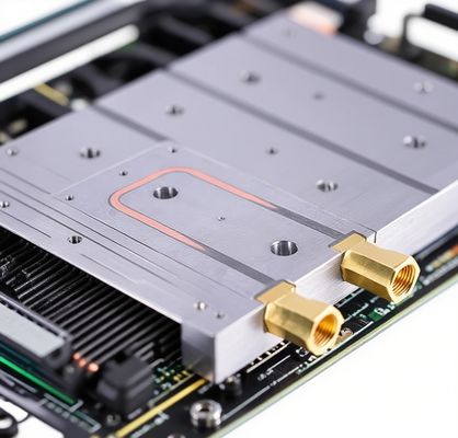 마이크로 작은 물 냉각 배터리 알루미늄 액체 냉각판 액체 냉각 표면