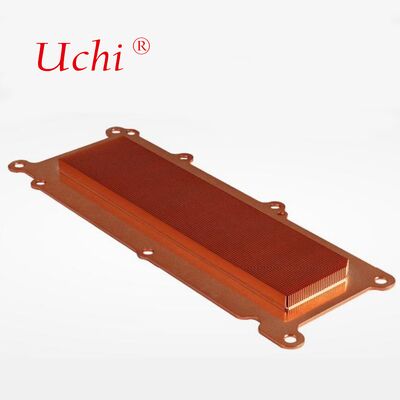 6000시리즈 알루미늄 합금 구리 열 방조기, 절단, 굴곡, 펀칭 및 용접 프로세스를 포함한다.