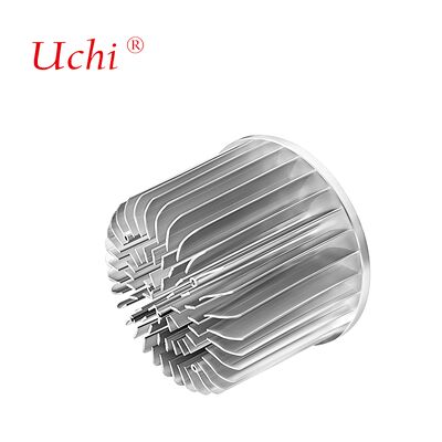 100mm 실버 케이스 방사형 알루미늄 냉간 단조 방열판