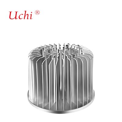 100mm 실버 케이스 방사형 알루미늄 냉간 단조 방열판