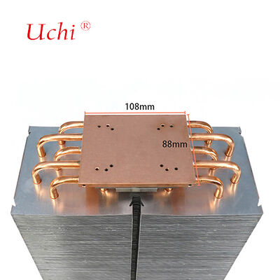 1500W LED 히트 싱크 - 5 칩 핀 히트 파이프 냉각 모듈