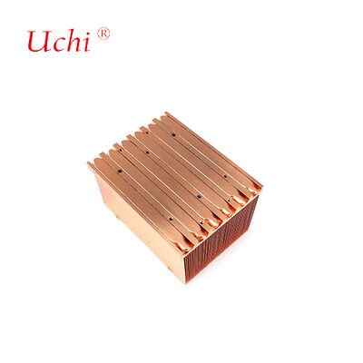Buckle Fin Copper Heat Sink 전원 공급 냉각판