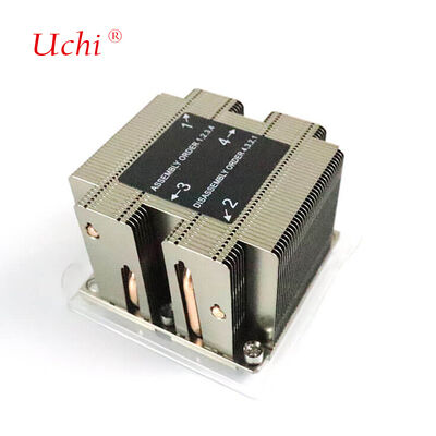 CNC 가공을위한 블랙 추출 열 싱크 - CPU 및 서버 응용 프로그램