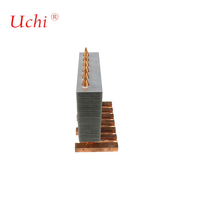 의학적 장비용 용접된 지퍼 핀 히트 파이프 히트 싱크