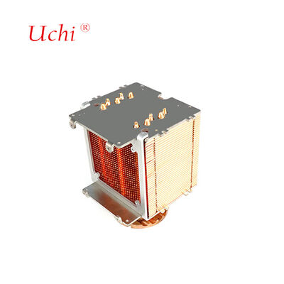 고전력 순수 구리 칩 핀 열 파이프 LED 열 싱크