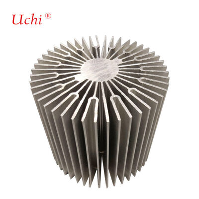 둥근 알루미늄 프로필 LED 조명 히트 싱크