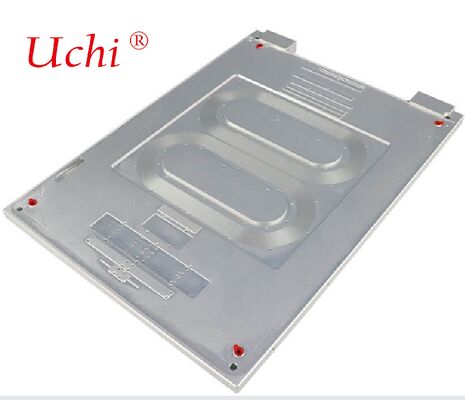 깊은 곳에 묻힌 구리 파이프 듀플 루프 섬유 레이저 물 냉각 냉각판