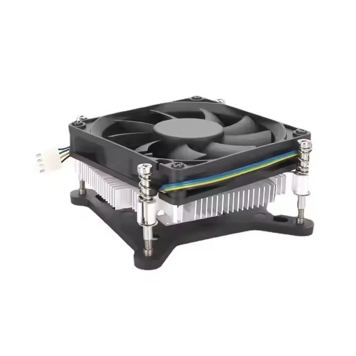 12v DC 팬 CPU 냉각기 푸시 다운 타입 냉각기 컴퓨터 프로세서 공기 냉각 팬