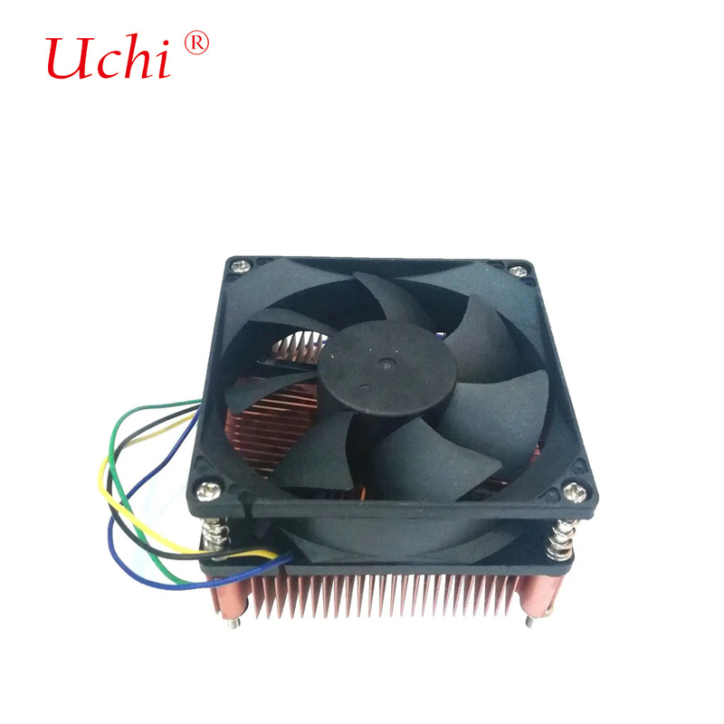 구리 판 히트 싱크 히트 디시피케이션 그레이스 TDP 60W Cpu 냉각기 팬 침묵 Pwm 3 핀 4 핀 I3 I5 인텔 Lga775 1150 1151