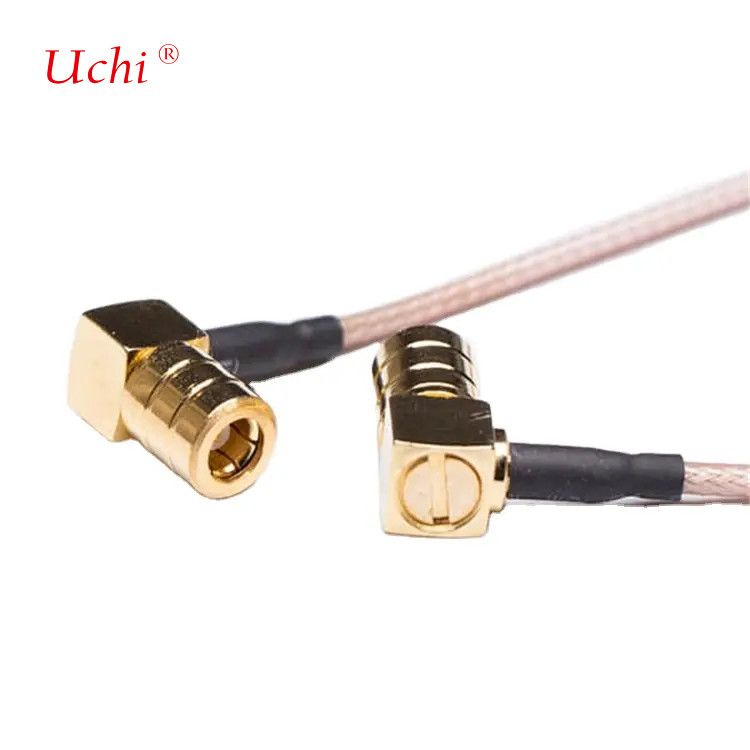 90도 SMB 남성에서 각도 남성 플러그 여성 RG316 동축 케이블 50ohm