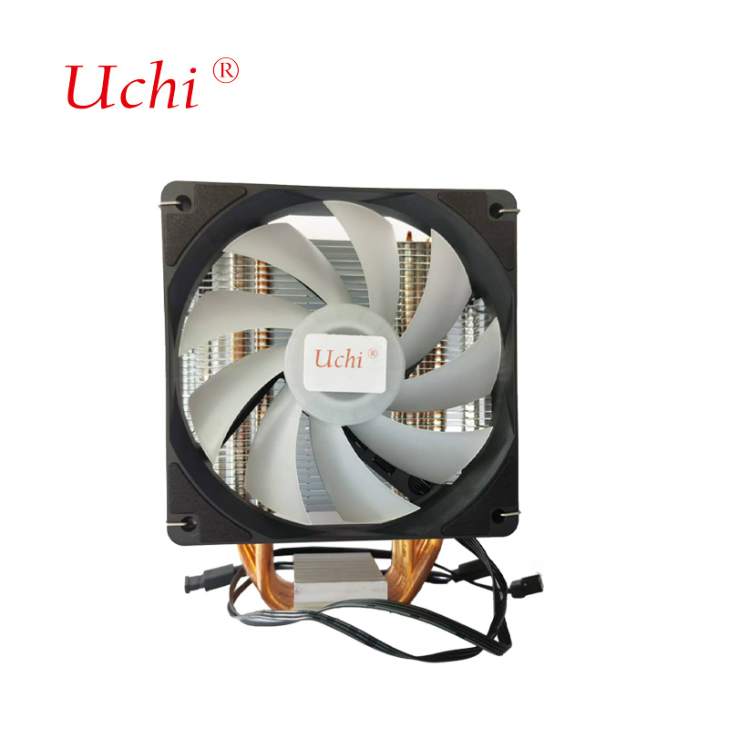 120mm 팬 컴퓨터 CPU 냉각기 고효율 온도 조절을 위해 6 개의 열 파이프와 함께 제공됩니다.