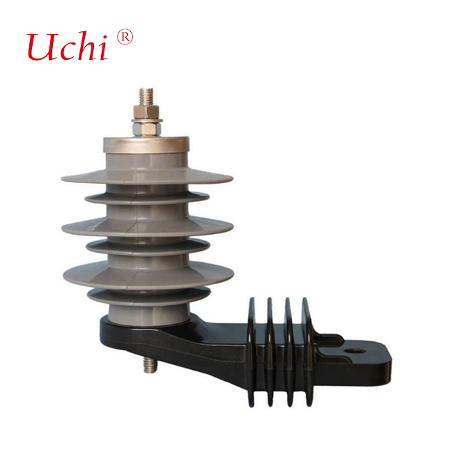 11kv 폴리머 금속 산화물 피뢰기는 변전소 버스바에 사용됩니다.