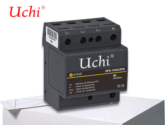 등급 1 저장 공간 전력 서지 안전장치 SPD 15kA 단지 27 밀리미터 폭