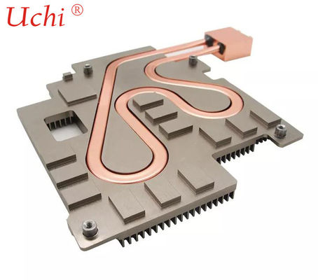 구리 단면도 열파이프 액체 냉각판은 주문 설계합니다