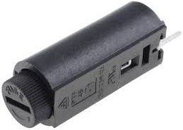 단자 피치 10 밀리미터와 10A 250VAC PCB 회로판 퓨즈 홀더